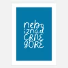 Nebo iznad Crne Gore art print