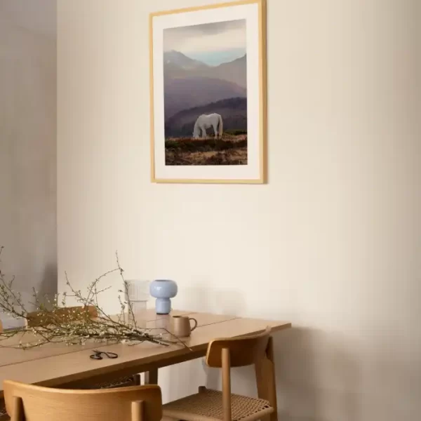 Slika za zid bijelog konja medium