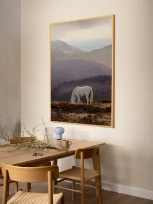 Slika za zid bijelog konja x large