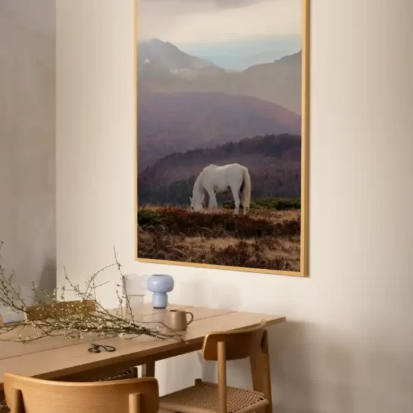 Slika za zid bijelog konja x large