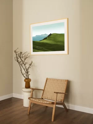 Bjelasica prekrivena travom i sjenkama - slika na zidu large