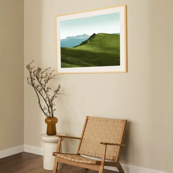 Bjelasica prekrivena travom i sjenkama - slika na zidu large