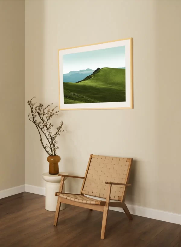 Bjelasica prekrivena travom i sjenkama - slika na zidu large