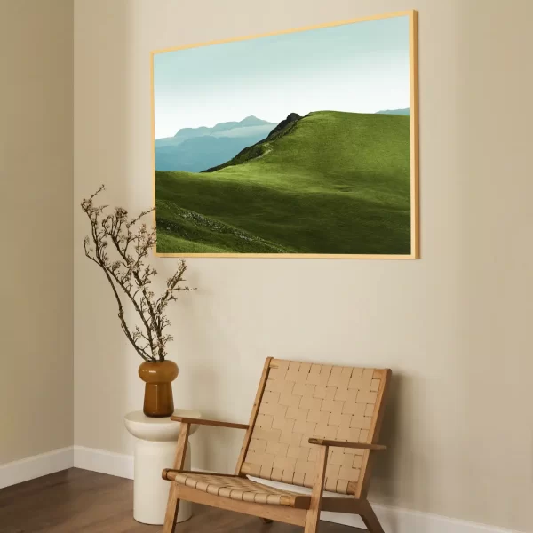 Bjelasica prekrivena travom i sjenkama - slika na zidu x large