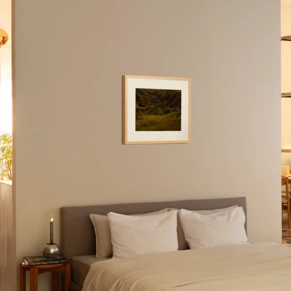 Fotografija stada ovaca na padinama planina - slika na zidu small