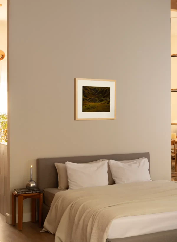 Fotografija stada ovaca na padinama planina - slika na zidu small