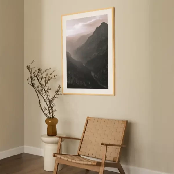 Kanjon Tare zimi u praskozorje - slika na zidu large