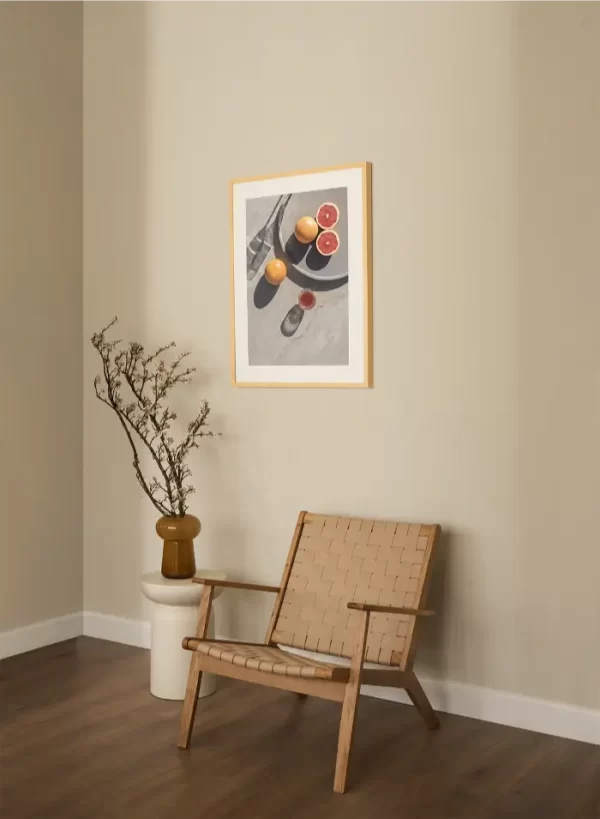 Pomorandža na tacni - slika na zidu medium