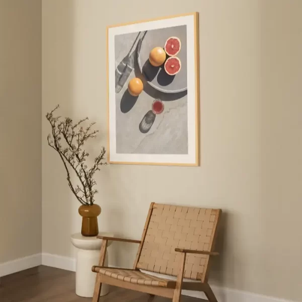 Pomorandža na tacni - slika na zidu large