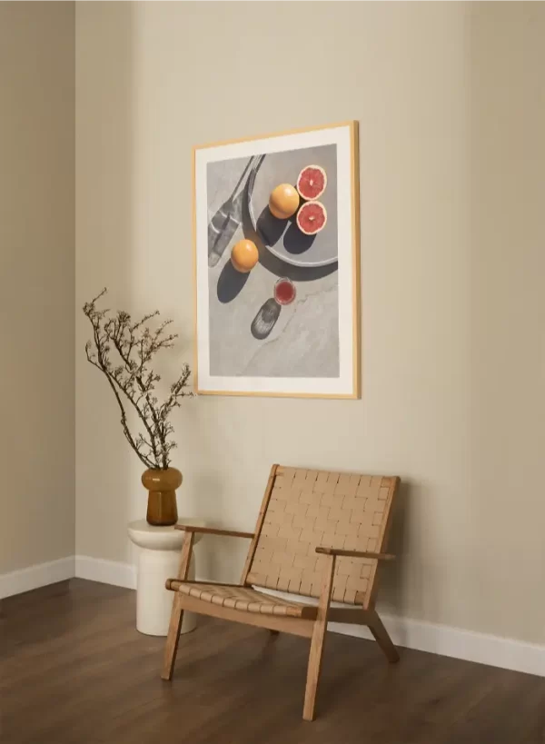 Pomorandža na tacni - slika na zidu large