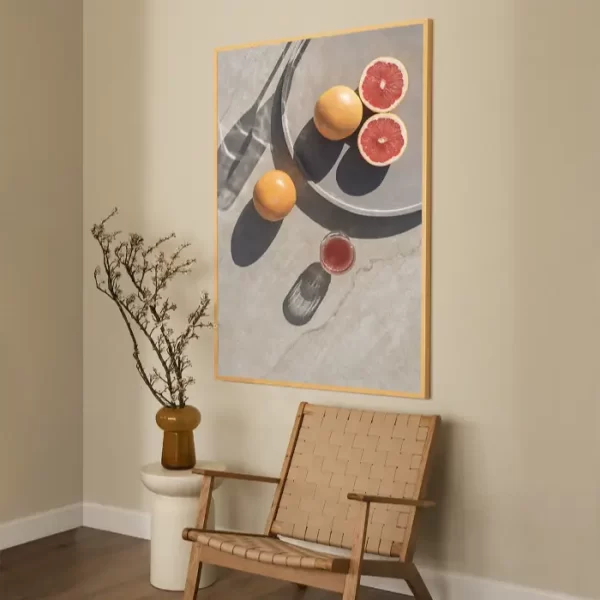 Pomorandža na tacni - slika na zidu x large