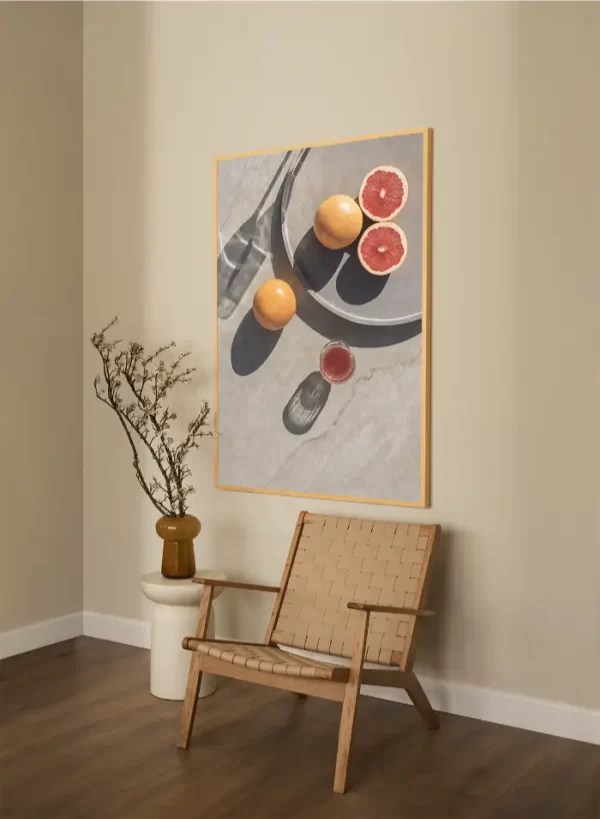 Pomorandža na tacni - slika na zidu x large