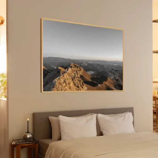 Lovćen koji gleda na zaliv - slika na zidu x large