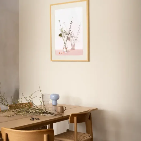 Fotografija cvijeća u staklenoj posudi - slika na zidu medium