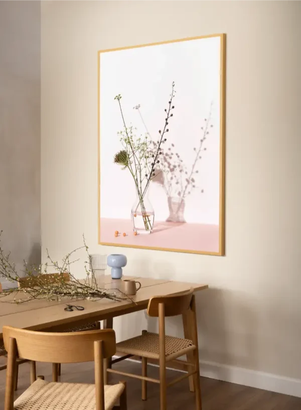 Fotografija cvijeća u staklenoj posudi - slika na zidu x large