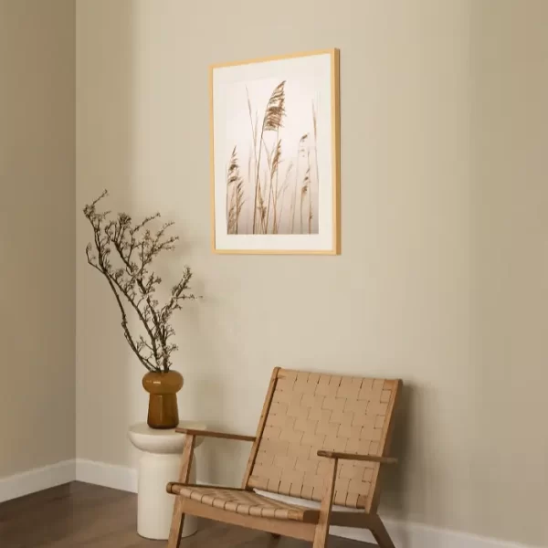 Trava fotogafisana i more u pozadini - slika za zid medium