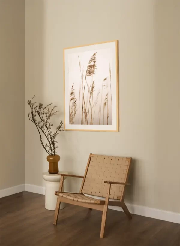 Trava fotogafisana i more u pozadini - slika za zid large