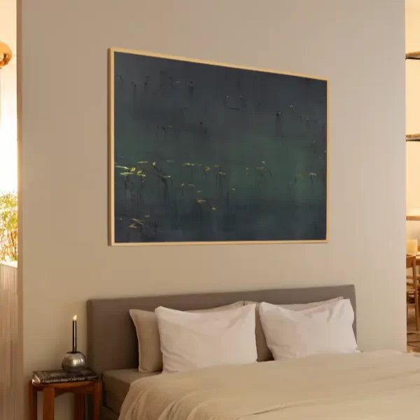 Listovi biljaka u Zminjem jezeru na Durmitoru - slika na zidu x large