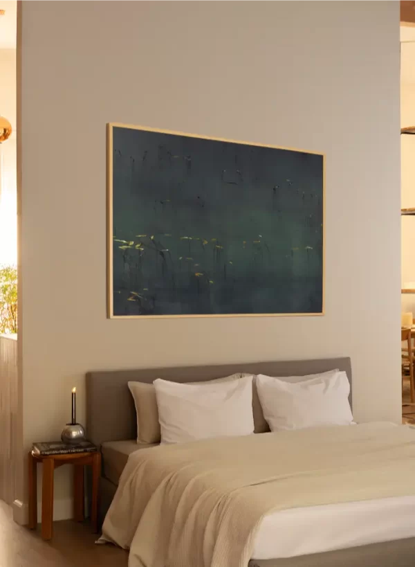 Listovi biljaka u Zminjem jezeru na Durmitoru - slika na zidu x large