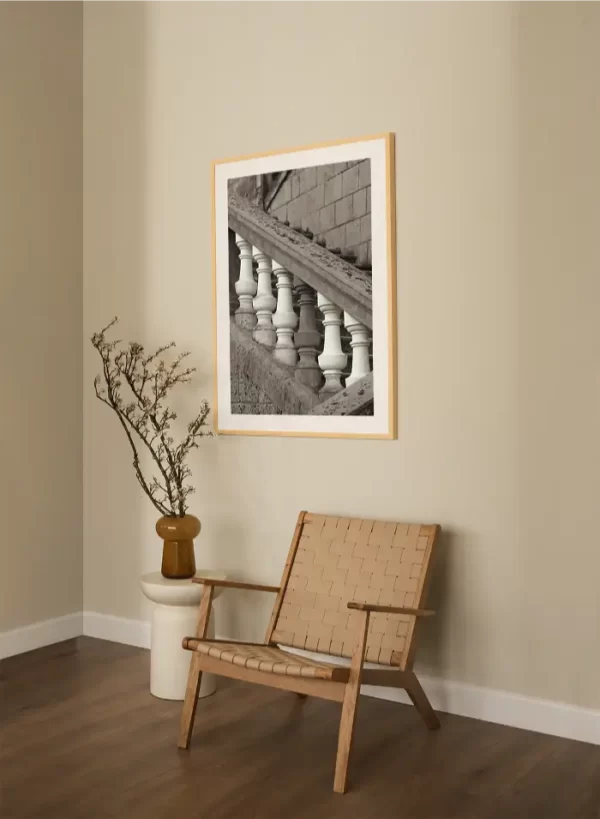 Stepenice ispred crkve u Prčanju - slika na zidu large