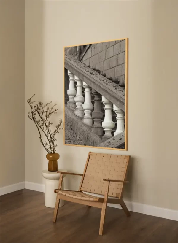 Stepenice ispred crkve u Prčanju - slika na zidu x large