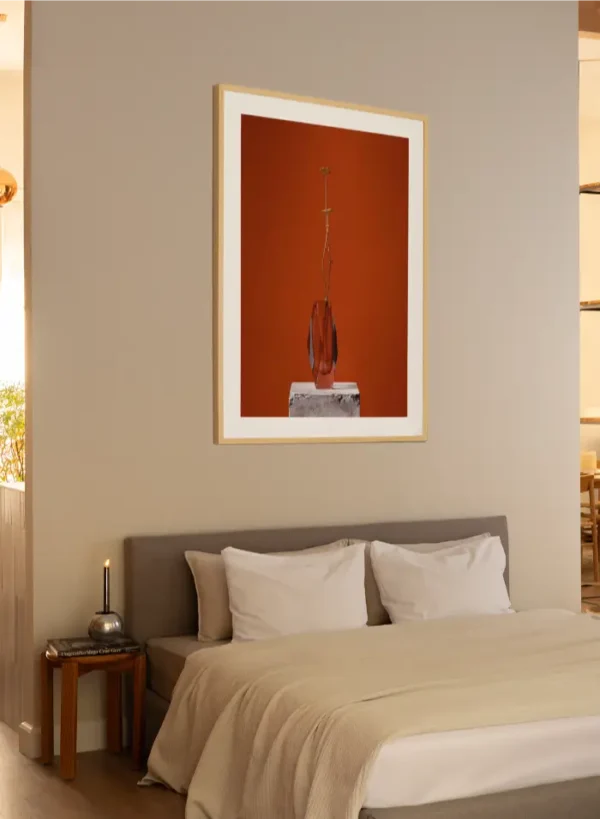 Cvijeće iznad kreveta - slika na zidu