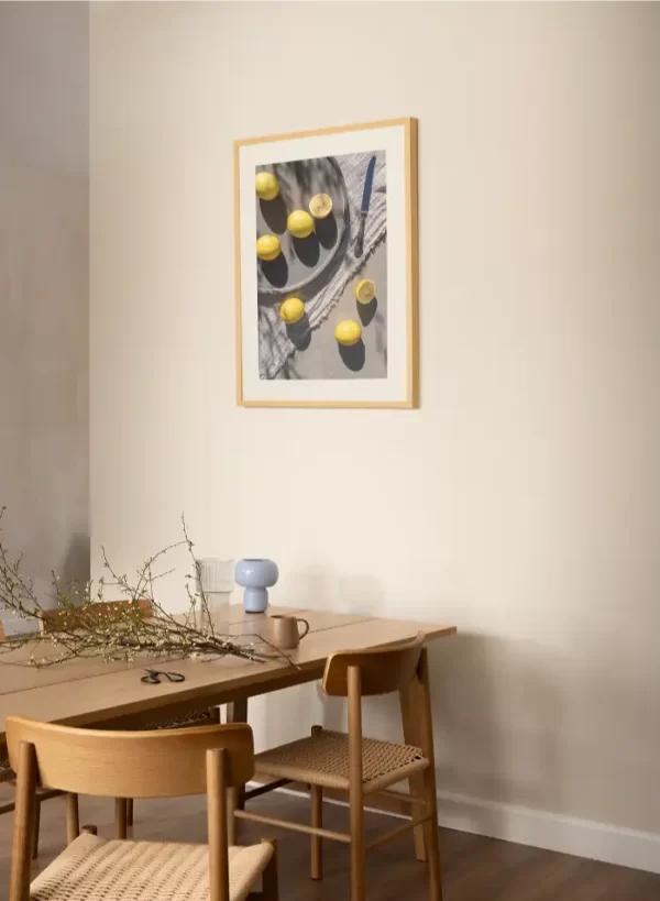 Limunovi na tacni - slika na zidu trpezarije medium