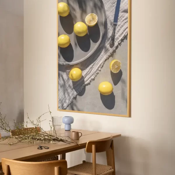 Limunovi na tacni - slika na zidu trpezarije x large