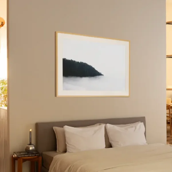 Fotografija šume koja nestaje u magli - slika na zidu sobe large