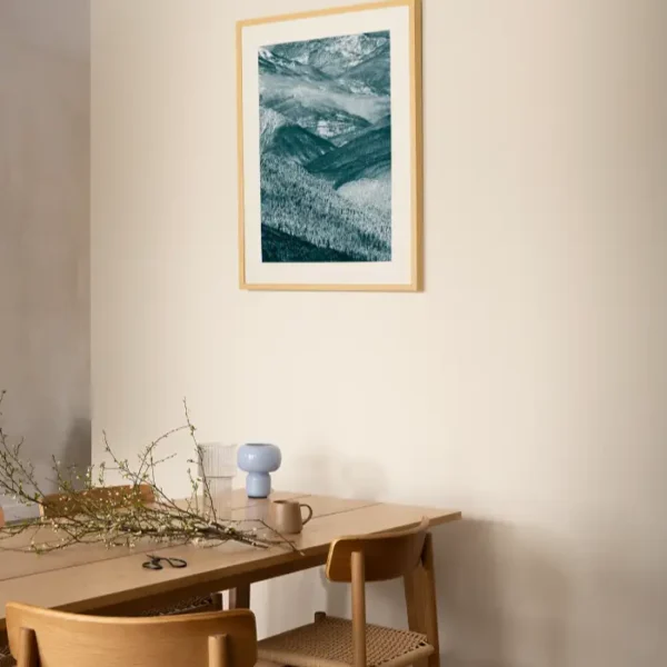 Biogradsko jezero u usjecima brda - slika na zidu medium