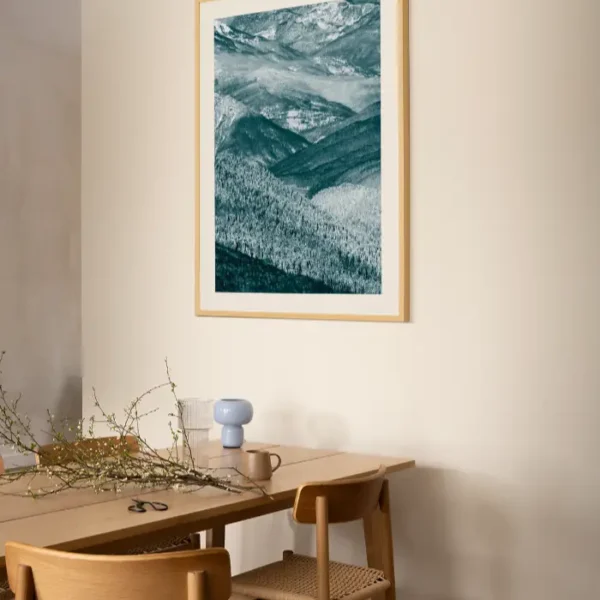 Biogradsko jezero u usjecima brda - slika na zidu large