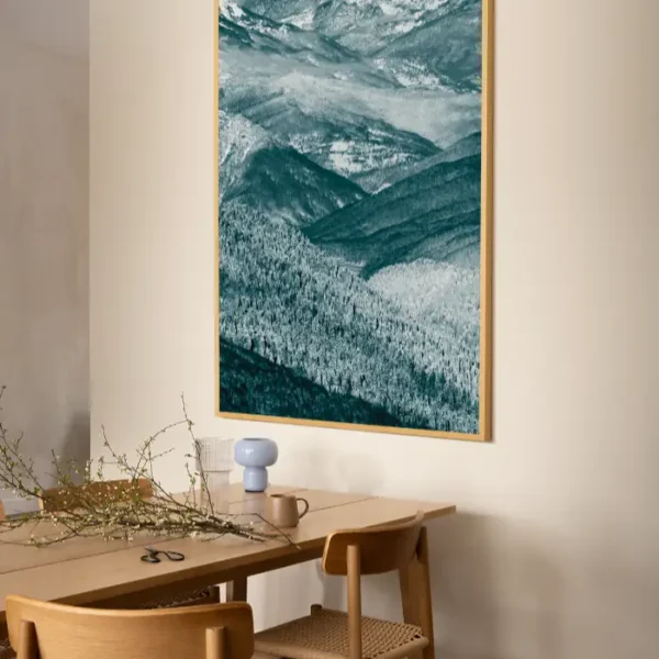 Biogradsko jezero u usjecima brda - slika na zidu x large