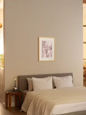 Cvjetovi orhideje u krupnom kadru - slika na zidu sobe small