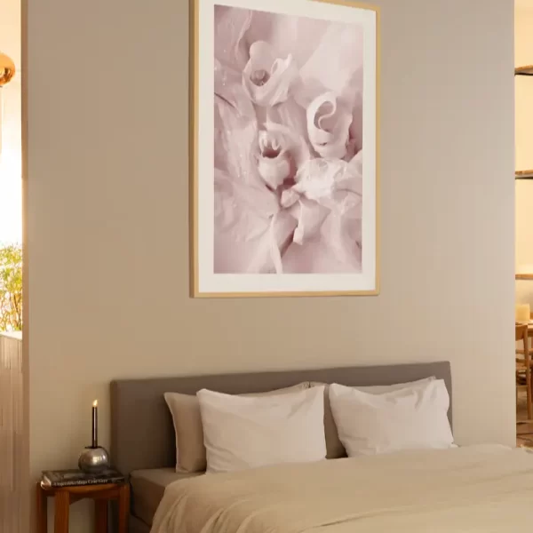 Cvjetovi orhideje u krupnom kadru - slika na zidu sobe large