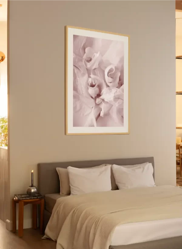 Cvjetovi orhideje u krupnom kadru - slika na zidu sobe large