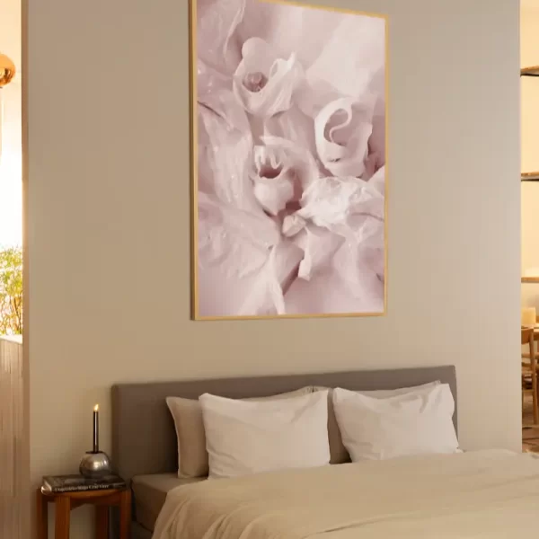 Cvjetovi orhideje u krupnom kadru - slika na zidu sobe x large