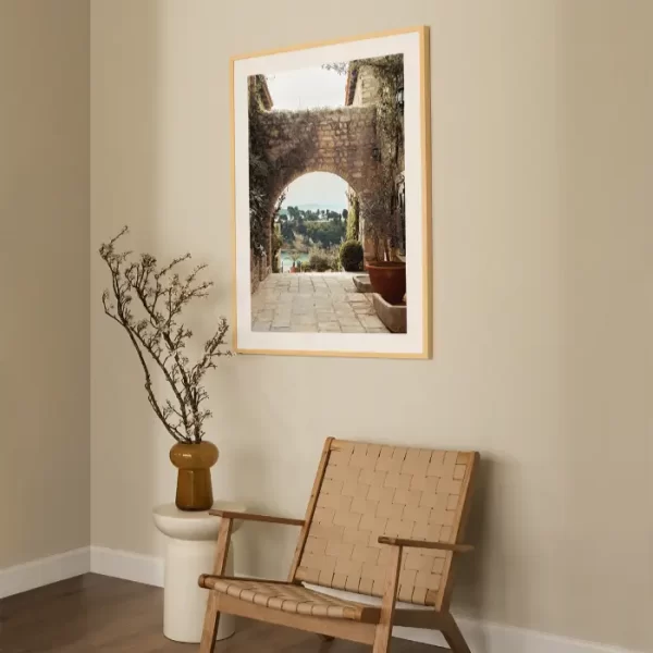 Stari grad Ulcinj i pogled na zaliv - slika na zidu large