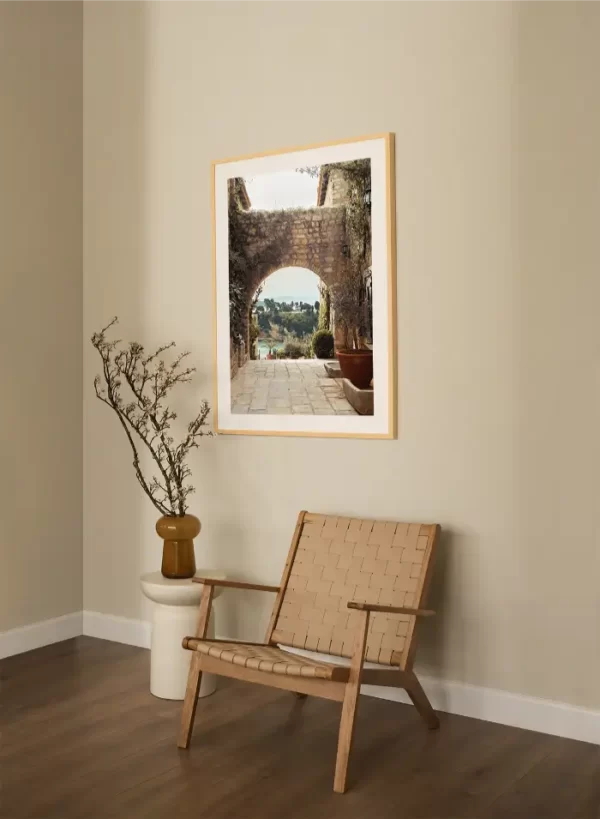 Stari grad Ulcinj i pogled na zaliv - slika na zidu large