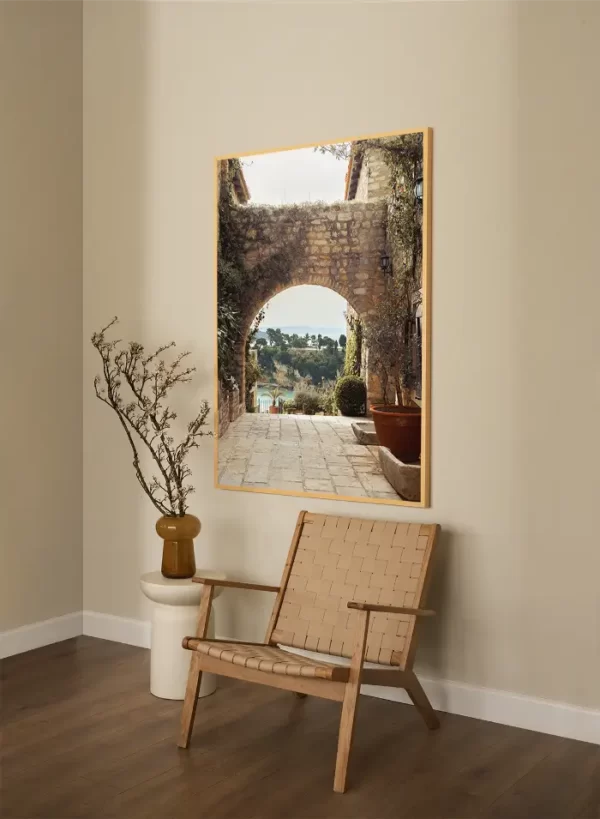 Ulcinjski stari grad - slika na zidu