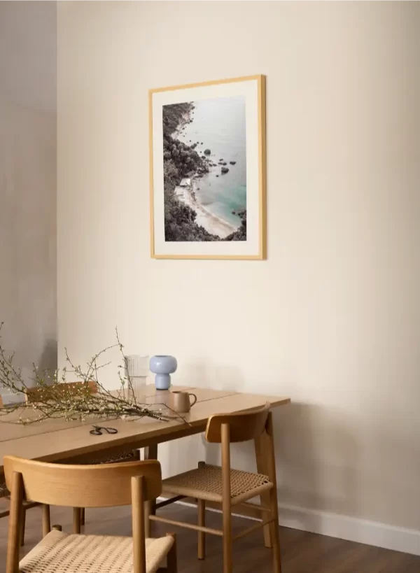 Obala Jadranskog mora u blizini Budve - slika na zidu trpezarije medium