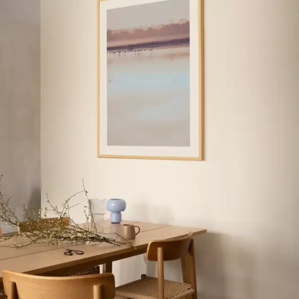 Flamingosi u rano jutro - slika na zidu trpezarije u large