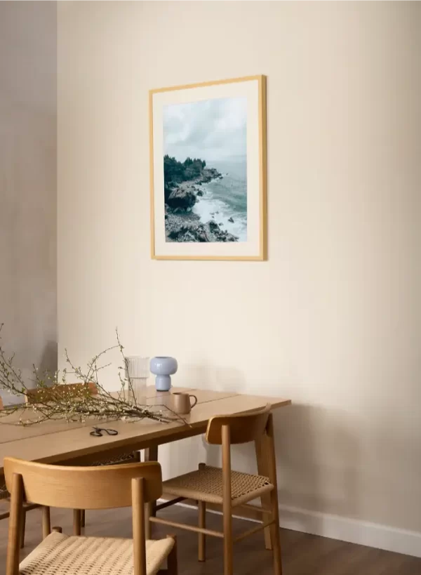 Obala Jadrana pred oluju - slika na zidu trpezarije medium