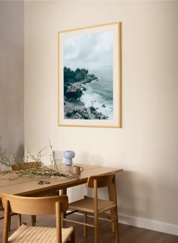 Obala Jadrana pred oluju - slika na zidu trpezarije large