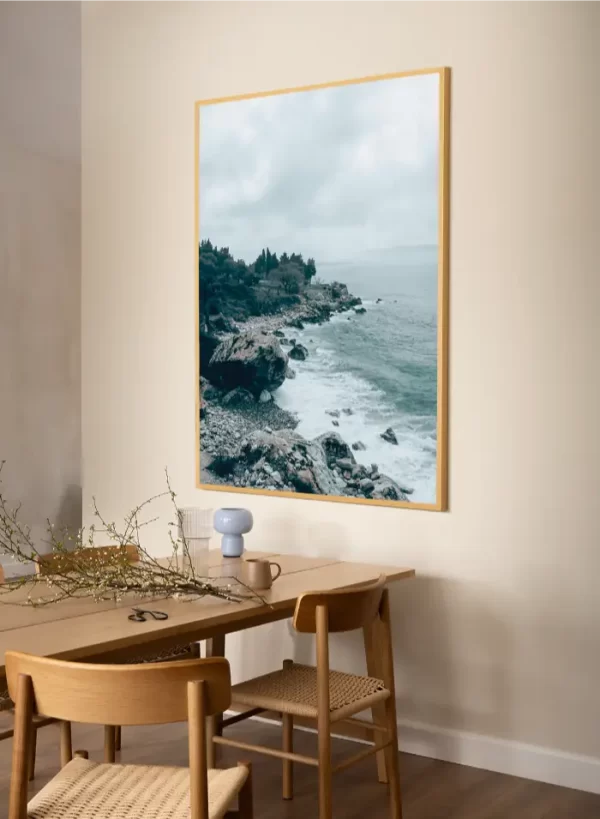 Obala Jadrana pred oluju - slika na zidu trpezarije x large