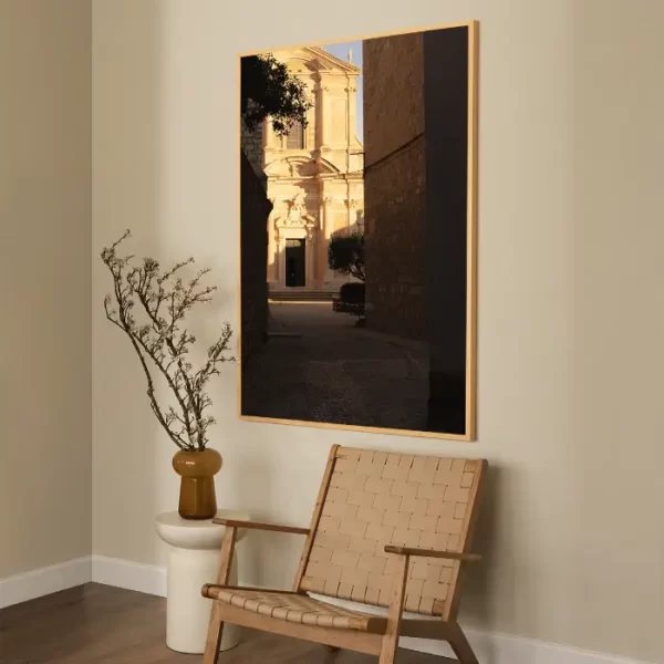 Mačka koja gleda u smjeru katedrale - slika za zid x large