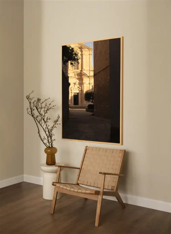 Mačka koja gleda u smjeru katedrale - slika za zid x large