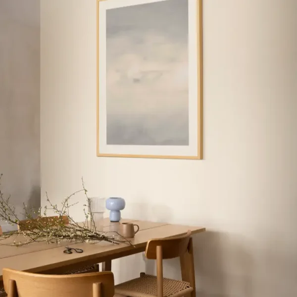 Slika apstraktnih formi u obliku mekih oblaka - slika za zid large