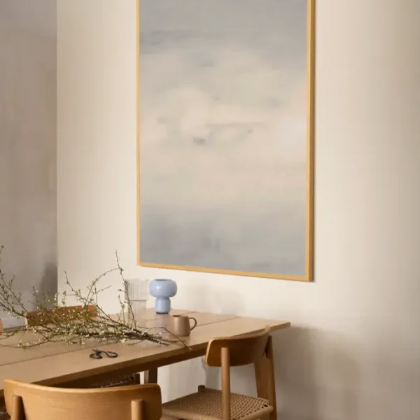 Slika apstraktnih formi u obliku mekih oblaka - slika za zid x large