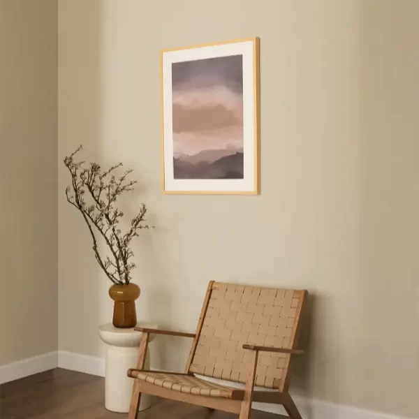 Slika apstraktnih formi koji formiraju krajolik - slika za zid medium