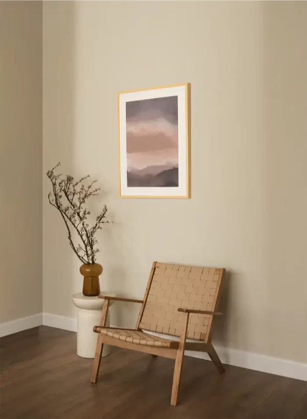 Slika apstraktnih formi koji formiraju krajolik - slika za zid medium